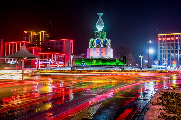 汝州市标图片夜景图片